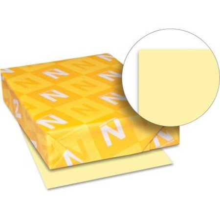 WAUSAU PAPERS Neenah Paper Exact Index Card Stock 49541, 110 lbs, 8-1/2" x 11", Canary, 250/Pack 49541
